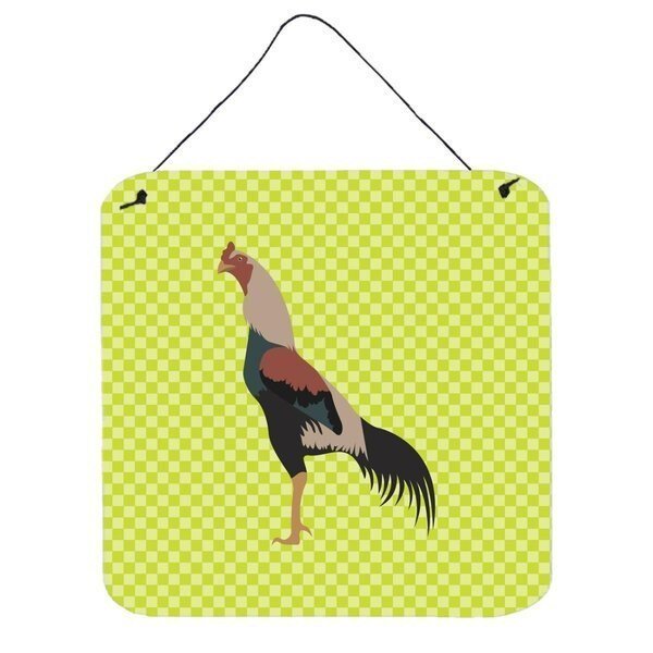 Kulang Chicken Green Wall or Door Hanging Prints, 6 x 6 in., Micasa, Mfr#: MI627805